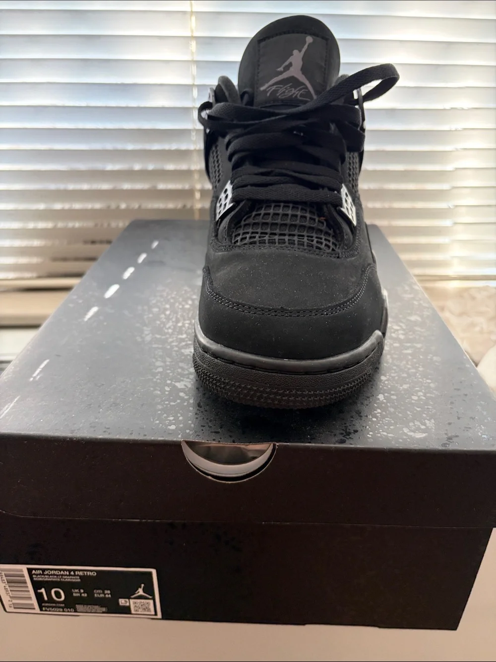 Jordan Men's Black Retro Basketball Sneakers